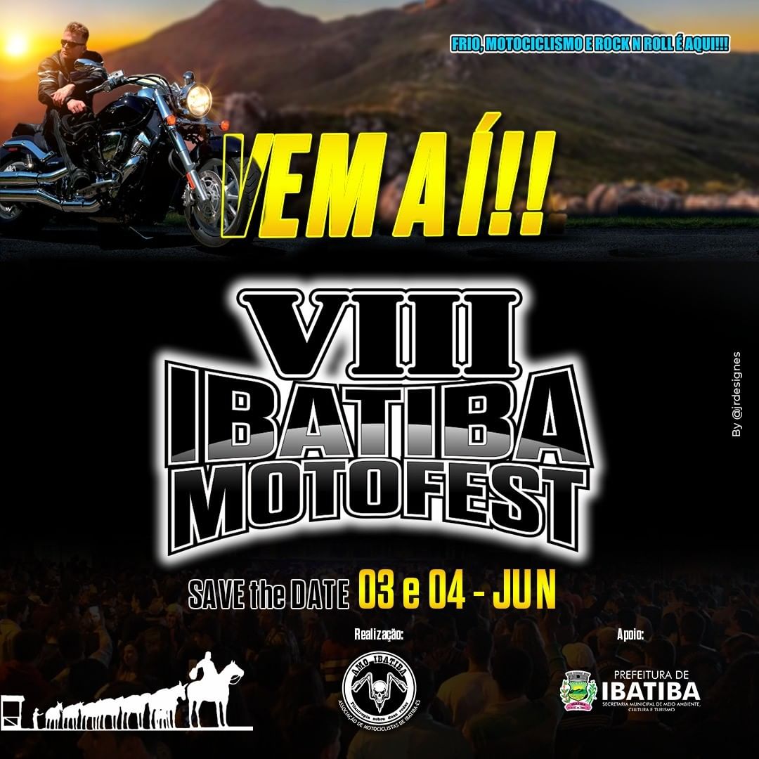 VIII Ibatiba Motofest acontece em junho na Terra dos Tropeiros