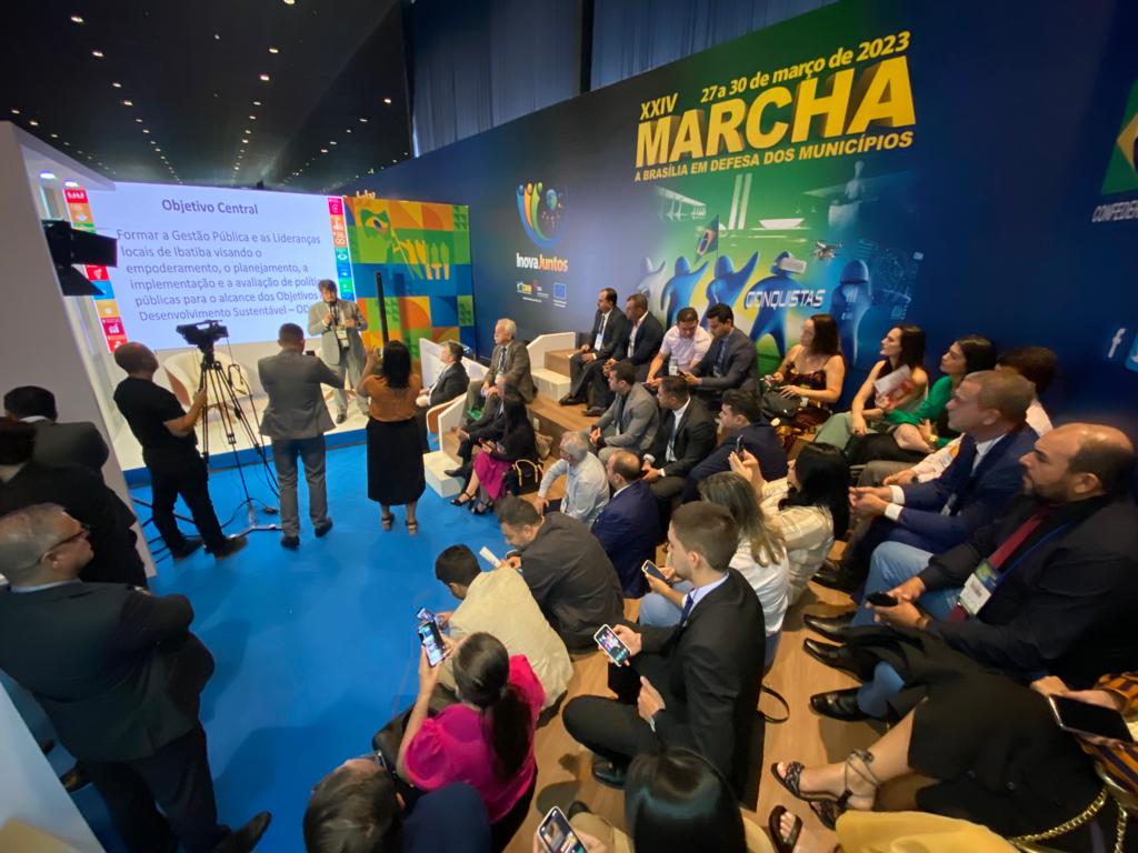 Prefeito apresenta ação sobre ODS em Brasília na Marcha dos Municípios