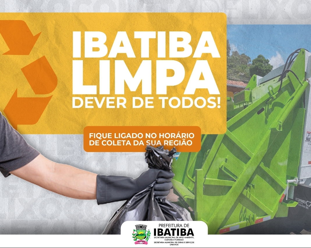 Coleta de lixo passa a ter novos horários em Ibatiba