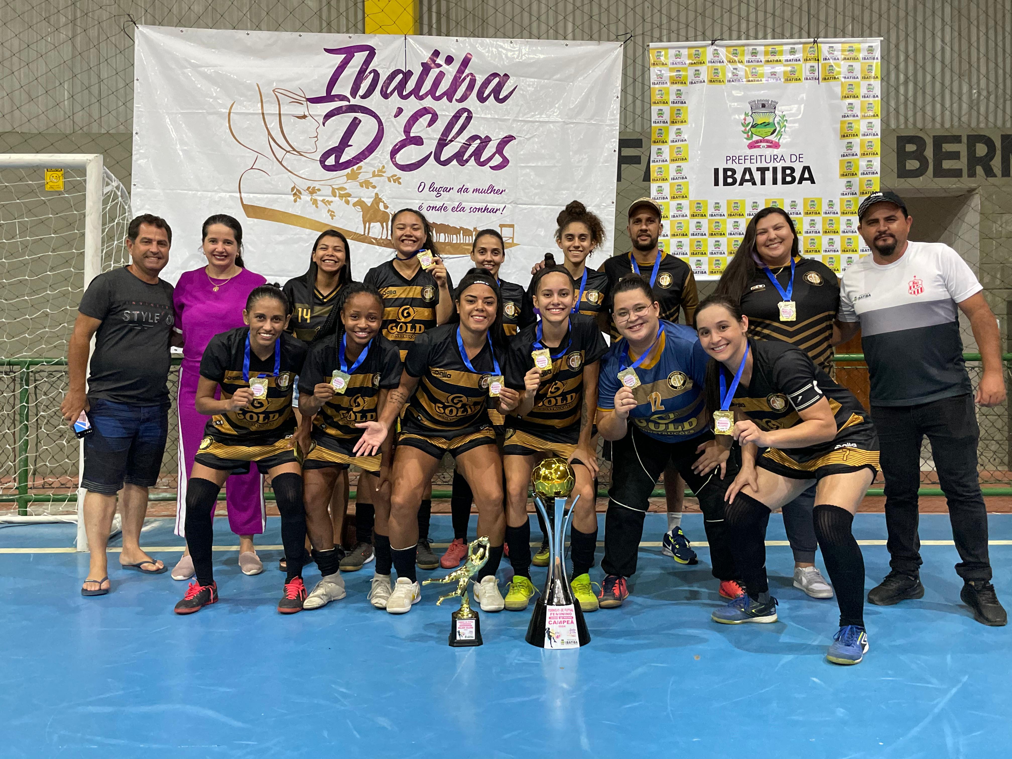 Equipe Gold vence torneio da Semana da Mulher de Futsal Feminino 